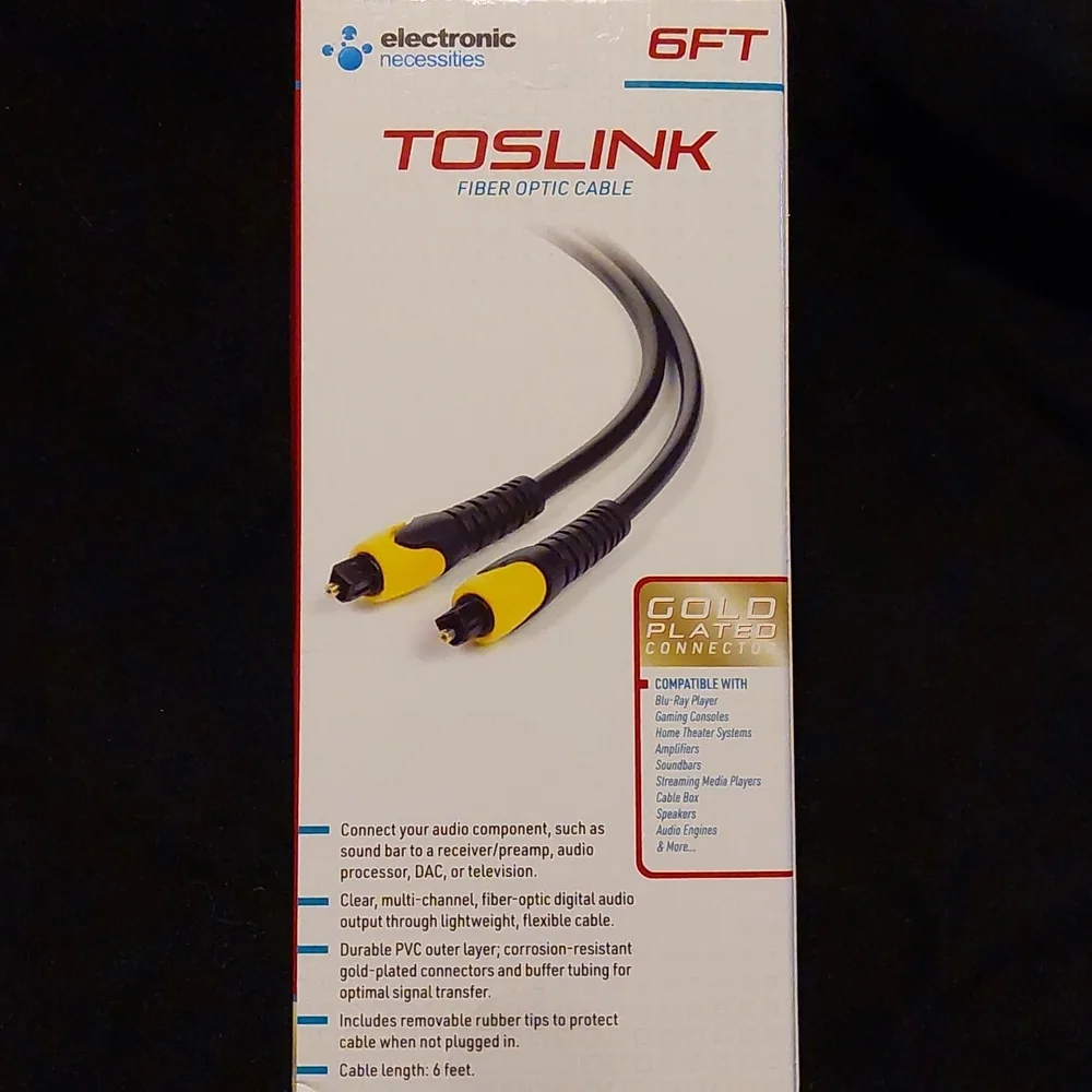 Toslink Fiber Optic Cable